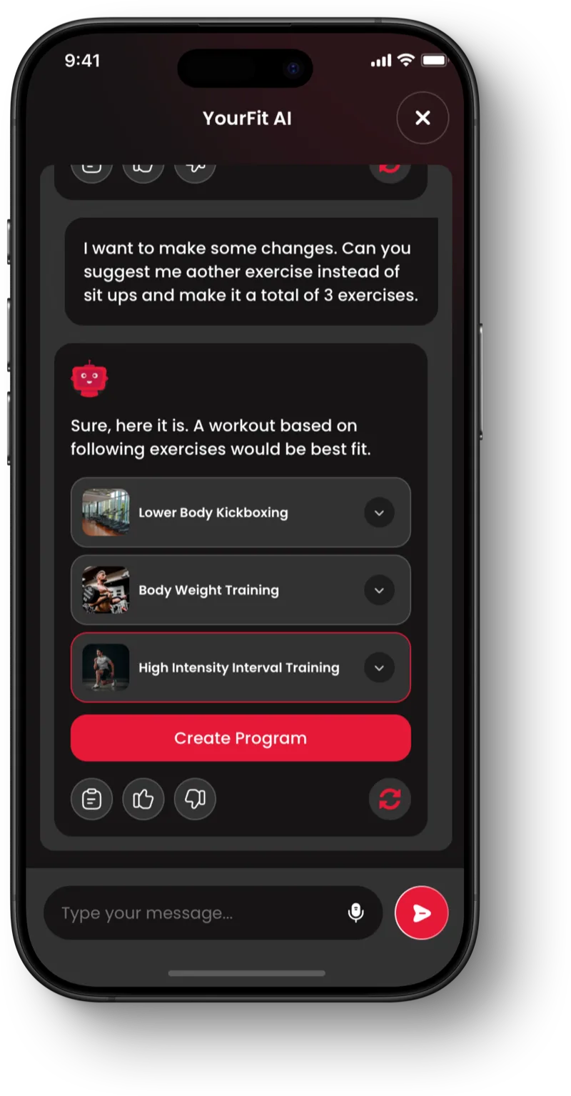 YourFit AI Personal Trainer
